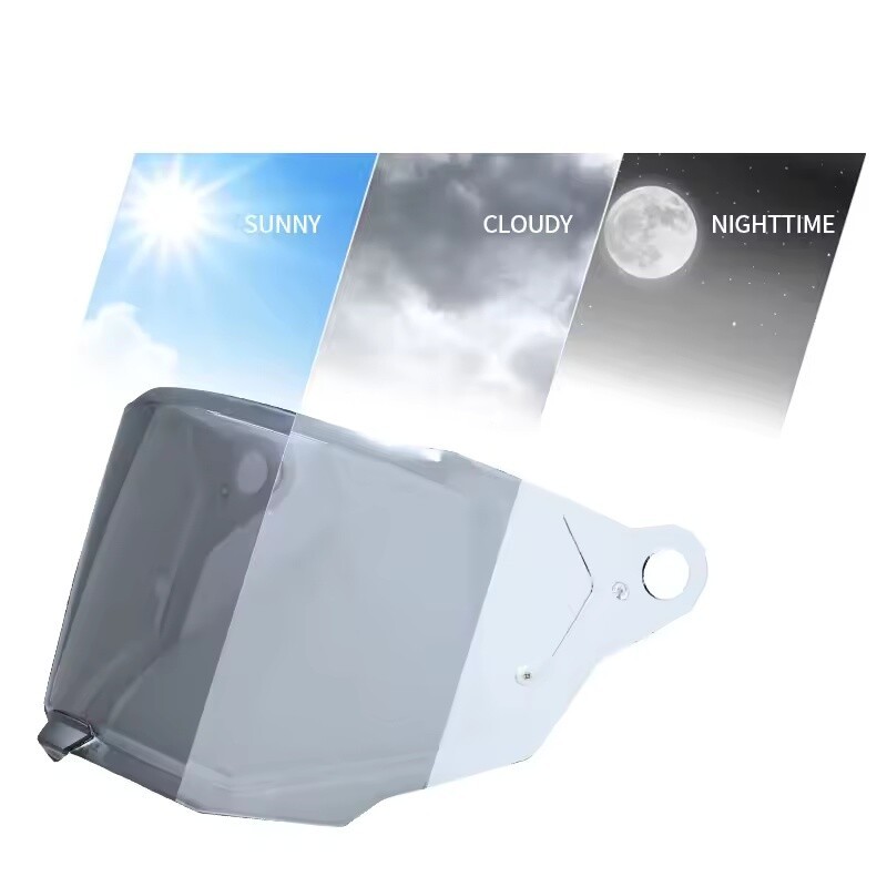 Photochromic Visor for LS2 MX701 EXPLORER C Motorcycle Helmet Shield