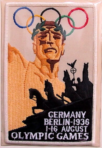 1936 SUMMER OLYMPICS XI BERLIN OLYMPIC GAMES PATCH  Willabee & Ward ~ PATCH ONLY