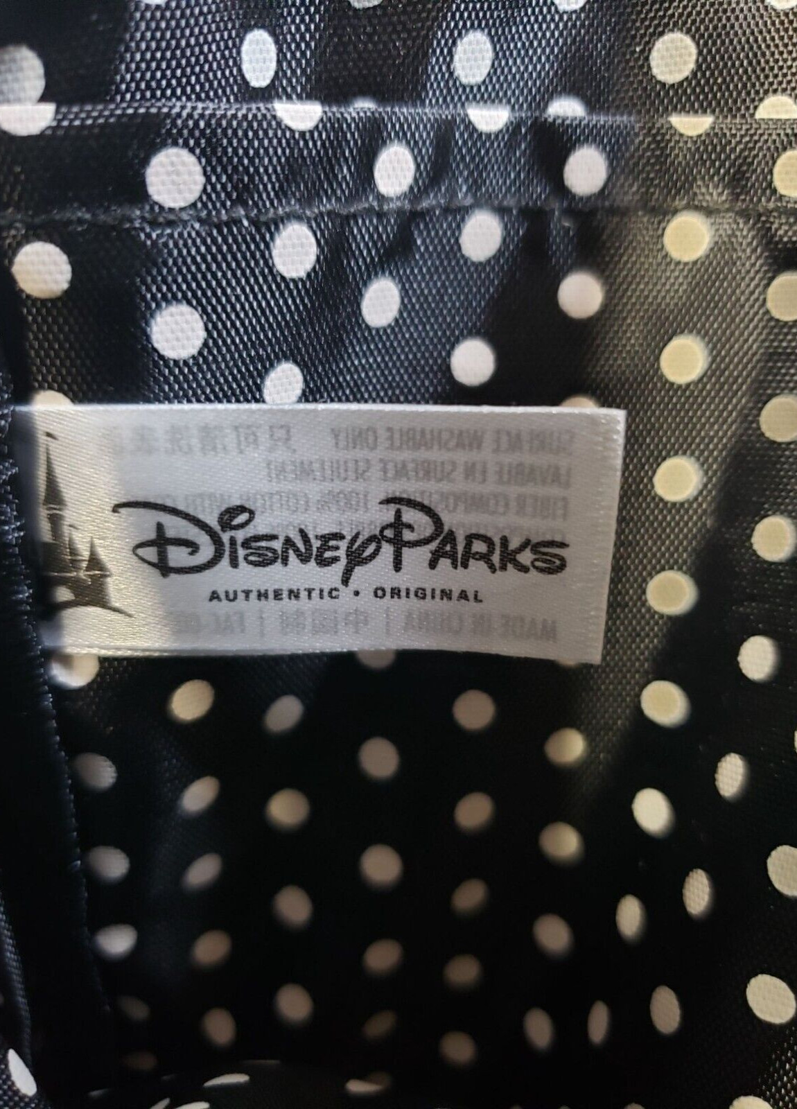 DISNEY MINNIE MOUSE Polka Dot Crossbody Bag Bow Detail RED BLACK RETRO STYLE