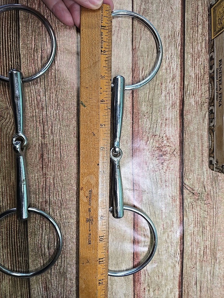 French Link Loose Ring Snaffle Bit 12"