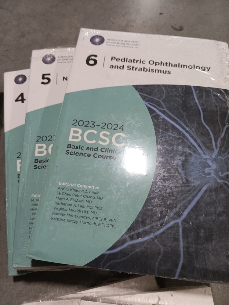 2023-2024 BCSC Basic & Clinical Ophthalmology Science Course Complete Print Set
