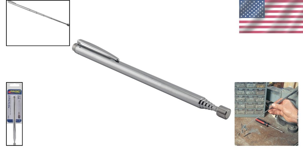 Lightweight 25” Durable Telescoping Magnetic Tool - Retrieve Small Metal Items