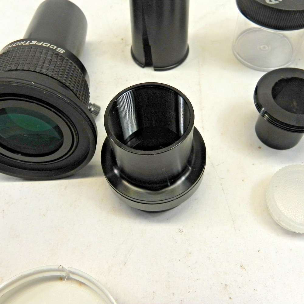 MICROSCOPE EYEPIECE ACCESSORY CAMERA ADAPTERS SCOPETRONIX LOT USED