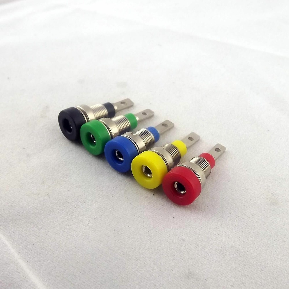 50x 2mm Binding Post Banana Socket Panel Mount Test Probe Multimeter Instrument