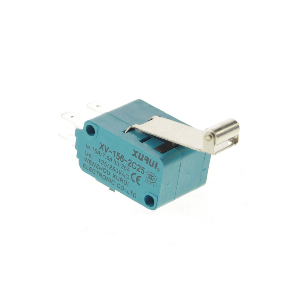 1 x XV-156-2C25 NO NC Basic Micro Switch SPDT Roller Lever Type Bolt Terminal