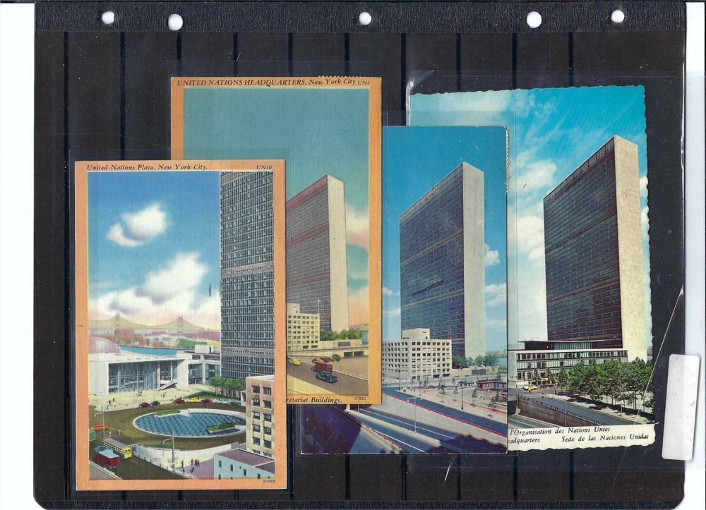 United Nations Postcards (4) - Postally Used (851)