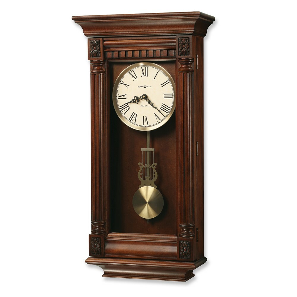 Lewisburg Cherry Finish Quartz Wall Clock