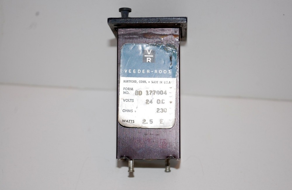 Veeder Root #BD 177004 Counter ( Learjet #2318376-77) 24 Volt