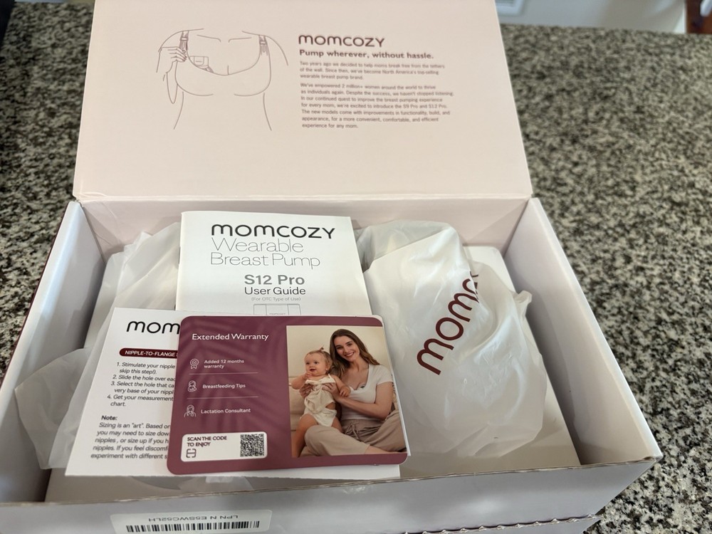 Opened Box! Momcozy S12 Pro Breast Pump