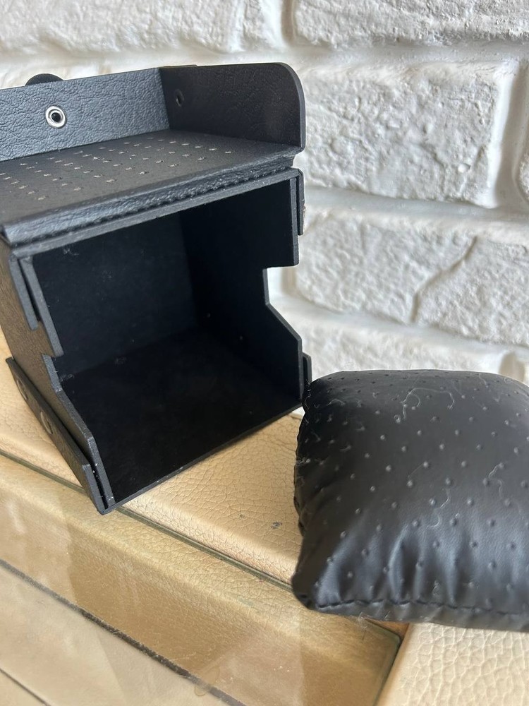 Diesel leather watch box black