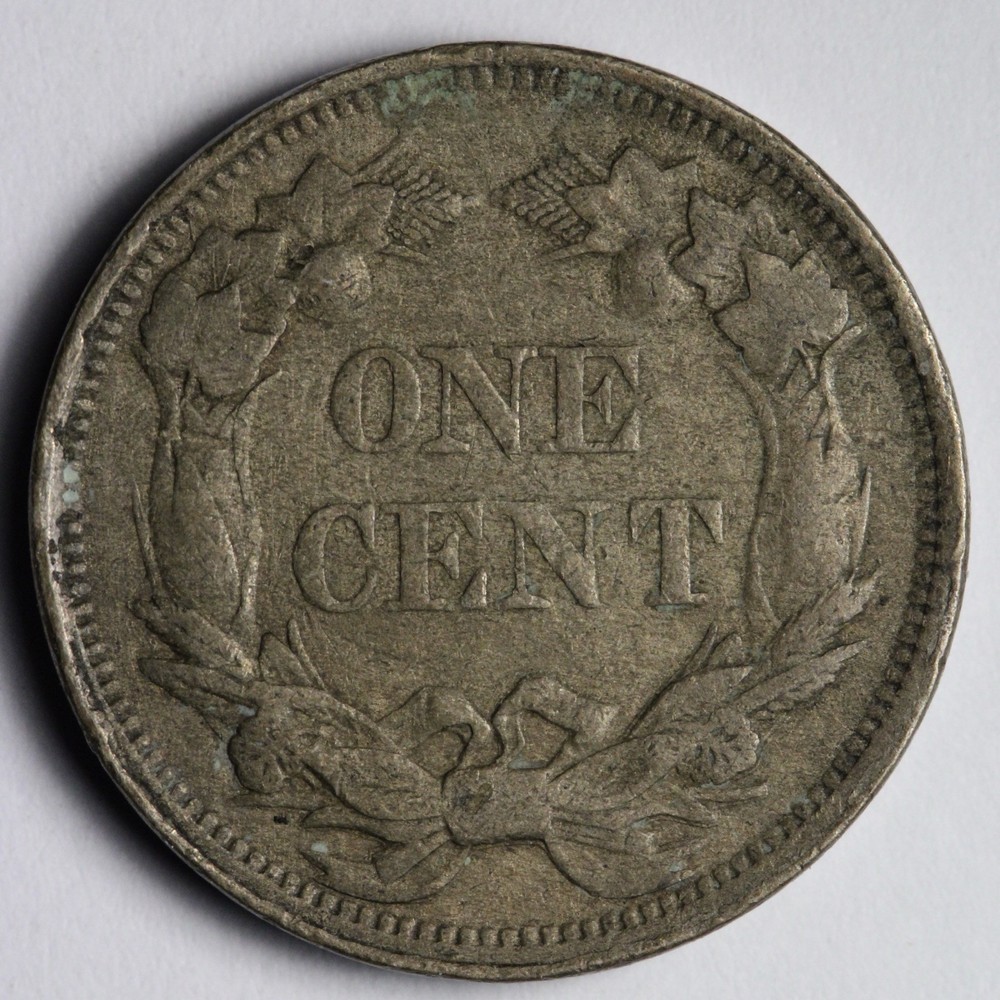 1858 SL Flying Eagle Cent Penny XF E138 DAMB