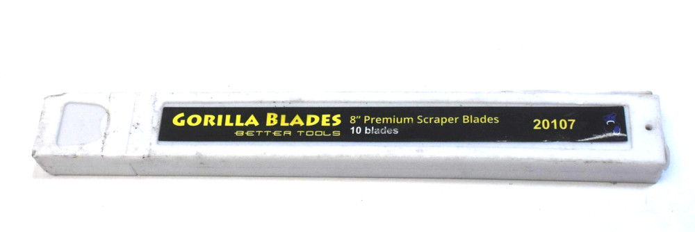 Better Tools Gorilla Blades 8" Premium Scraper Blades 10 Pack Set 20107