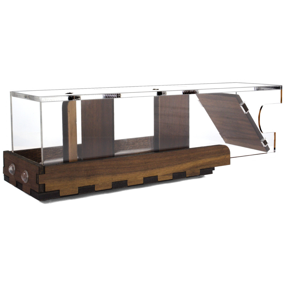 C4Labs Tall Dice Tower – Walnut Veneer