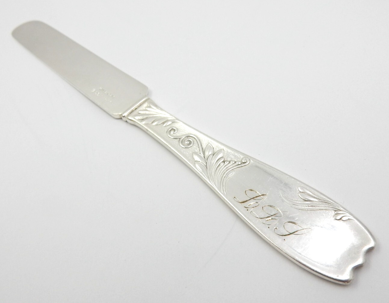 ANTIQUE 1887 GORHAM ROYAL SILVERPLATE VICTORIAN 7-1/2" BUTTER KNIFE, WITH MONO