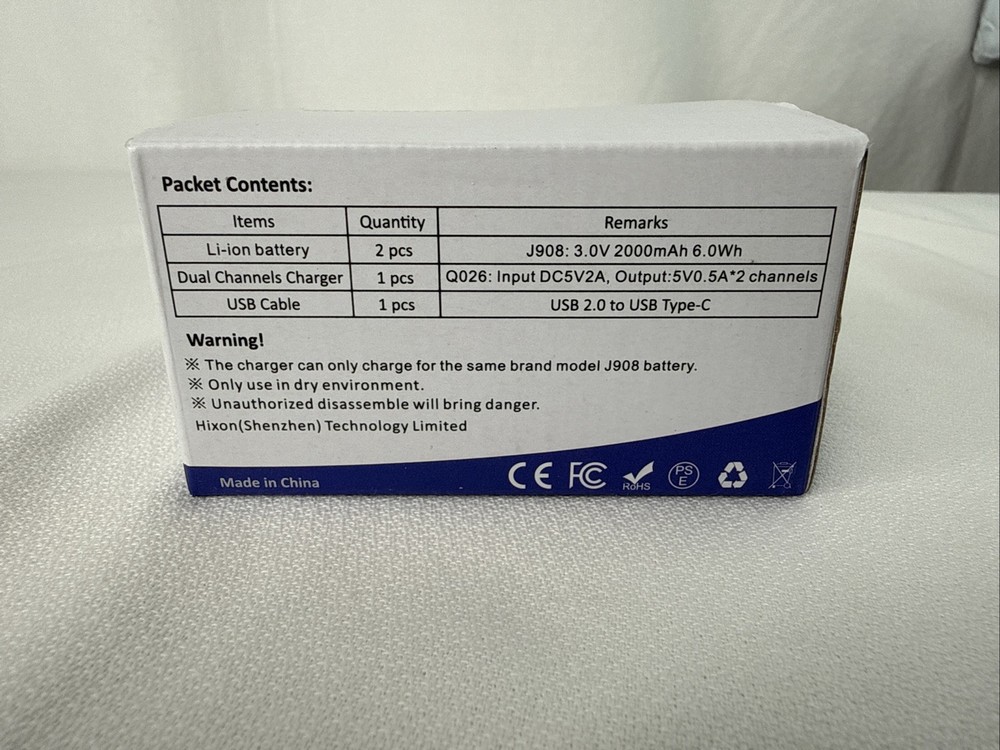 Xbox Controller Battery Pack, 2x6200mWh Rechargeable Battery Pack (White)