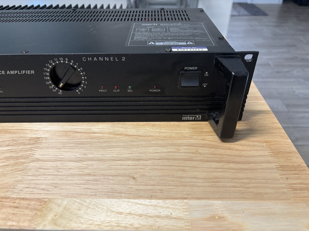 InterM R-300 300W Reference Rack Mount Stereo Power Amplifier