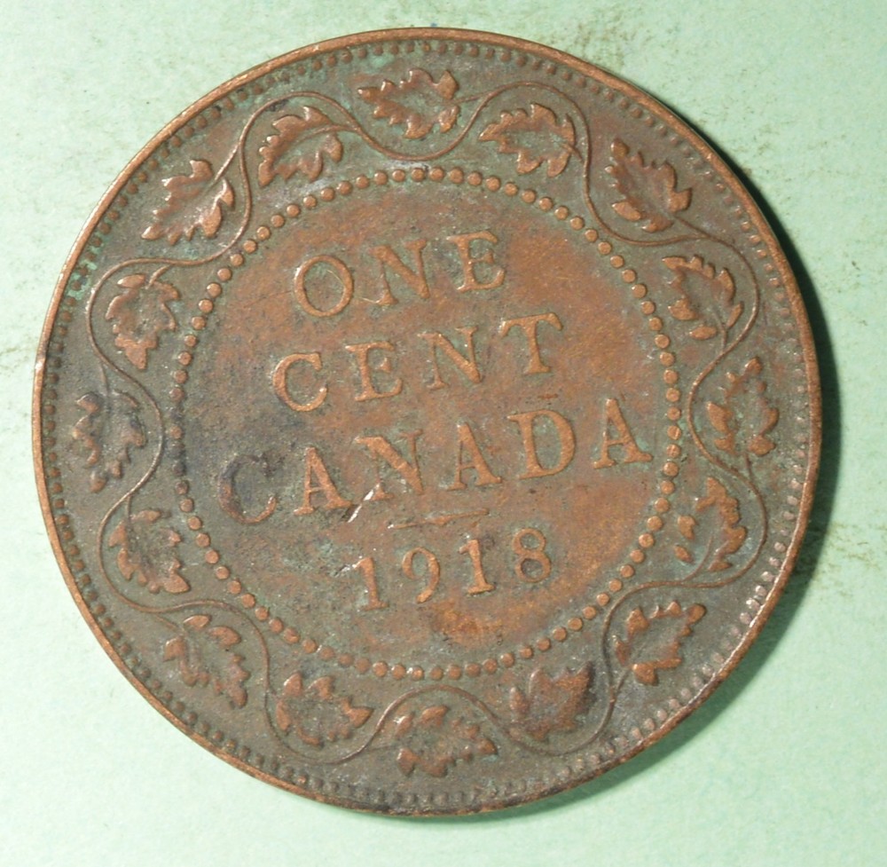 1918 - Canada Large Cent  - INV# X-246
