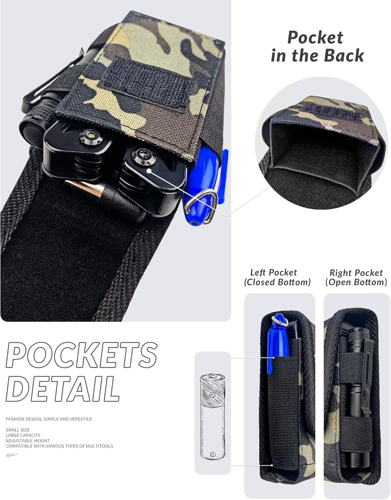Multitool Sheath-Multi Tool Pouch,Multi Tool Sheath for Belt,Multitool Case,Pock