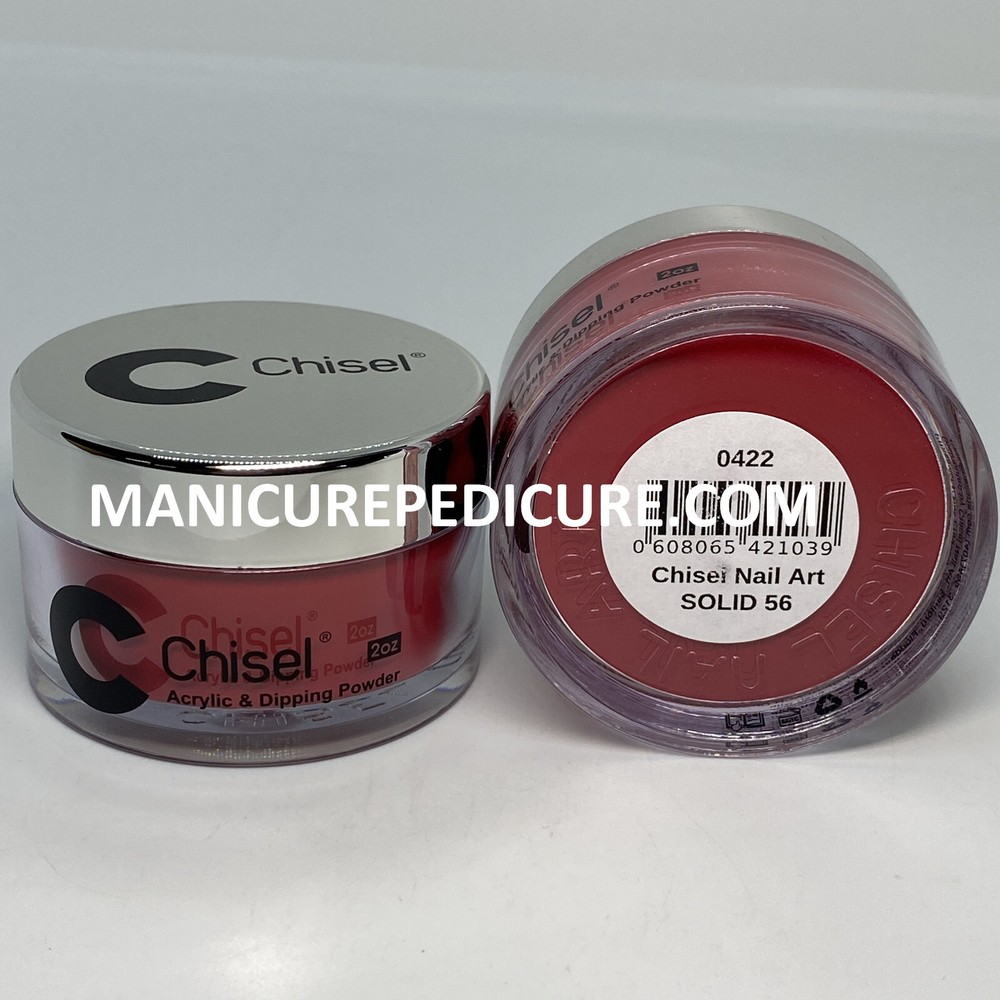 Chisel Nail Art 2 in 1 Acrylic & Dipping Powder 2 Oz - Solid 56