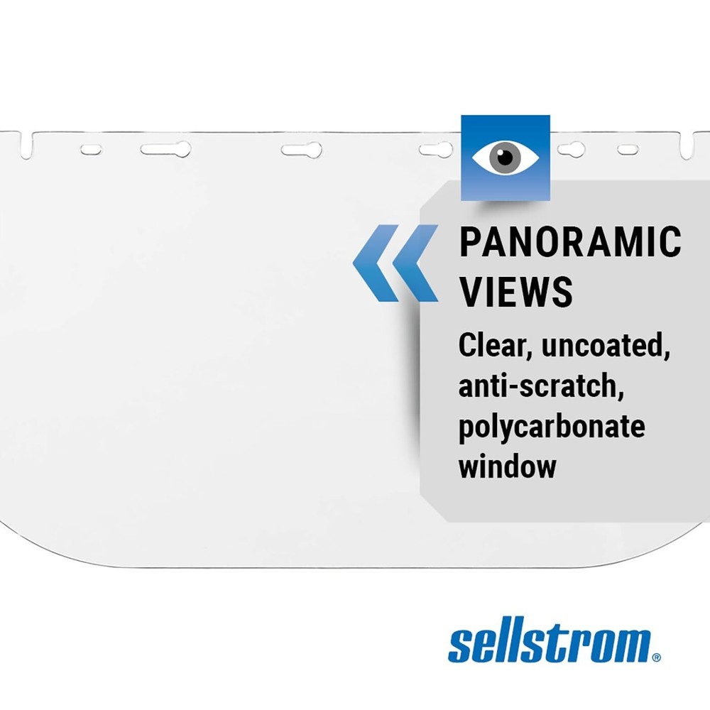 Lightweight Replacement Window for 390 Face Shields - Clear, Safe, and Durable
