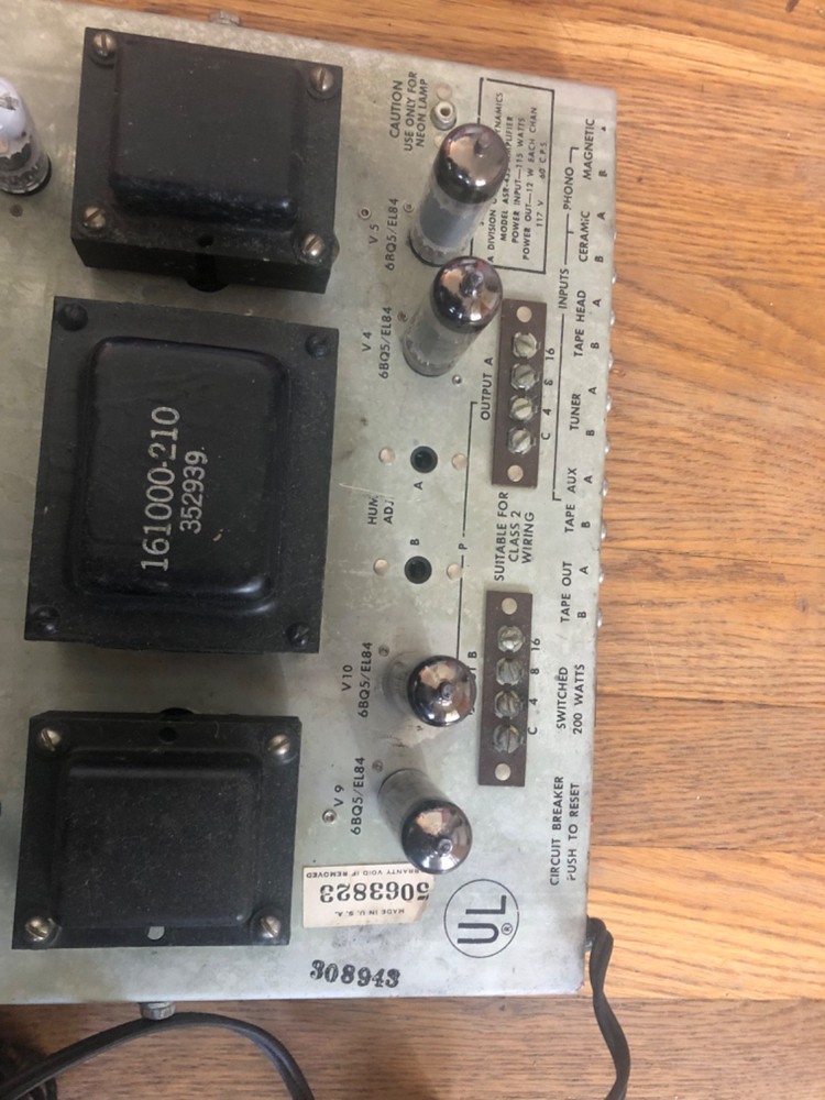 stromberg carlson Model ARS - 433 amplifier tested!!