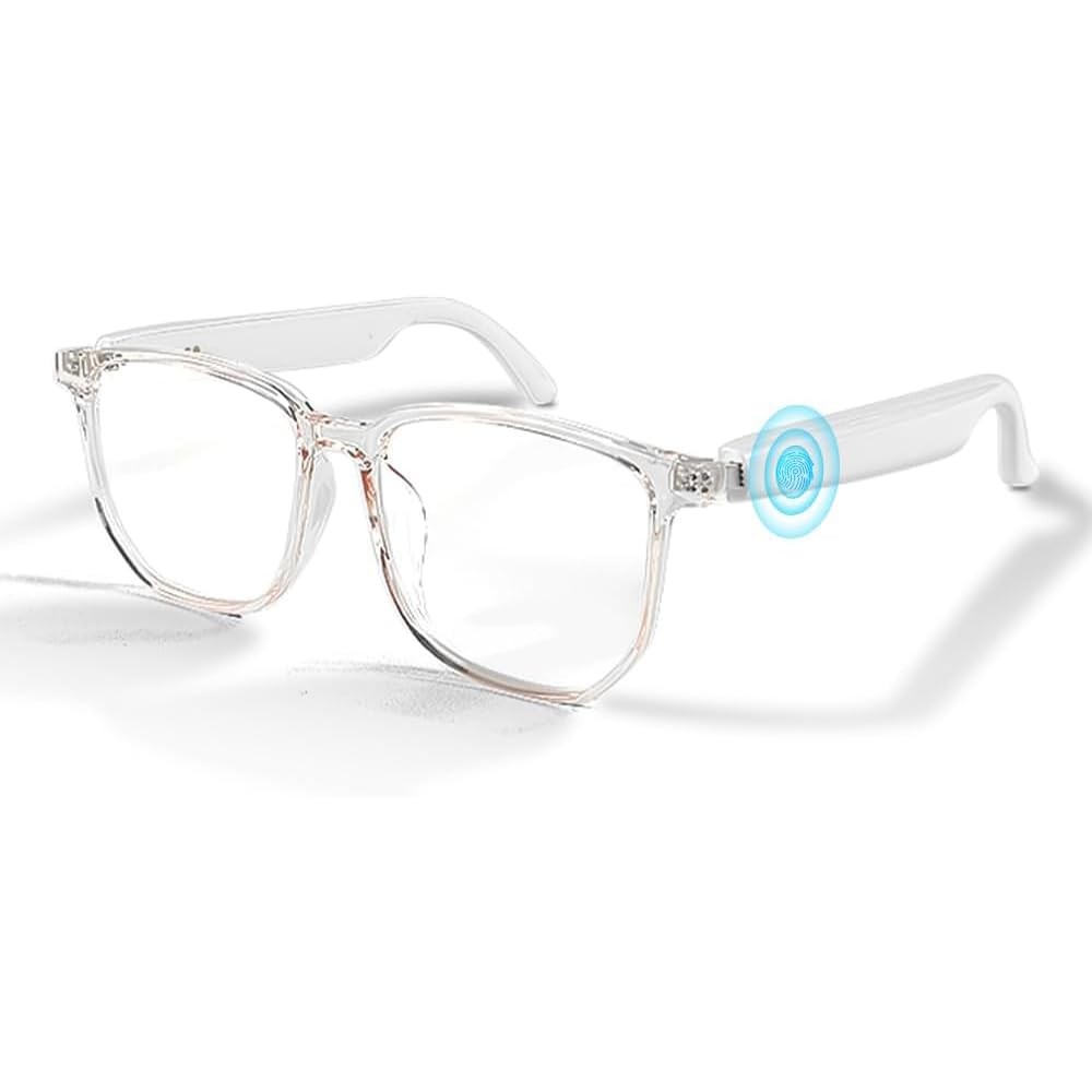 Smart Audio Glasses with Wireless Headset, Touch Control, Built-in Speakers