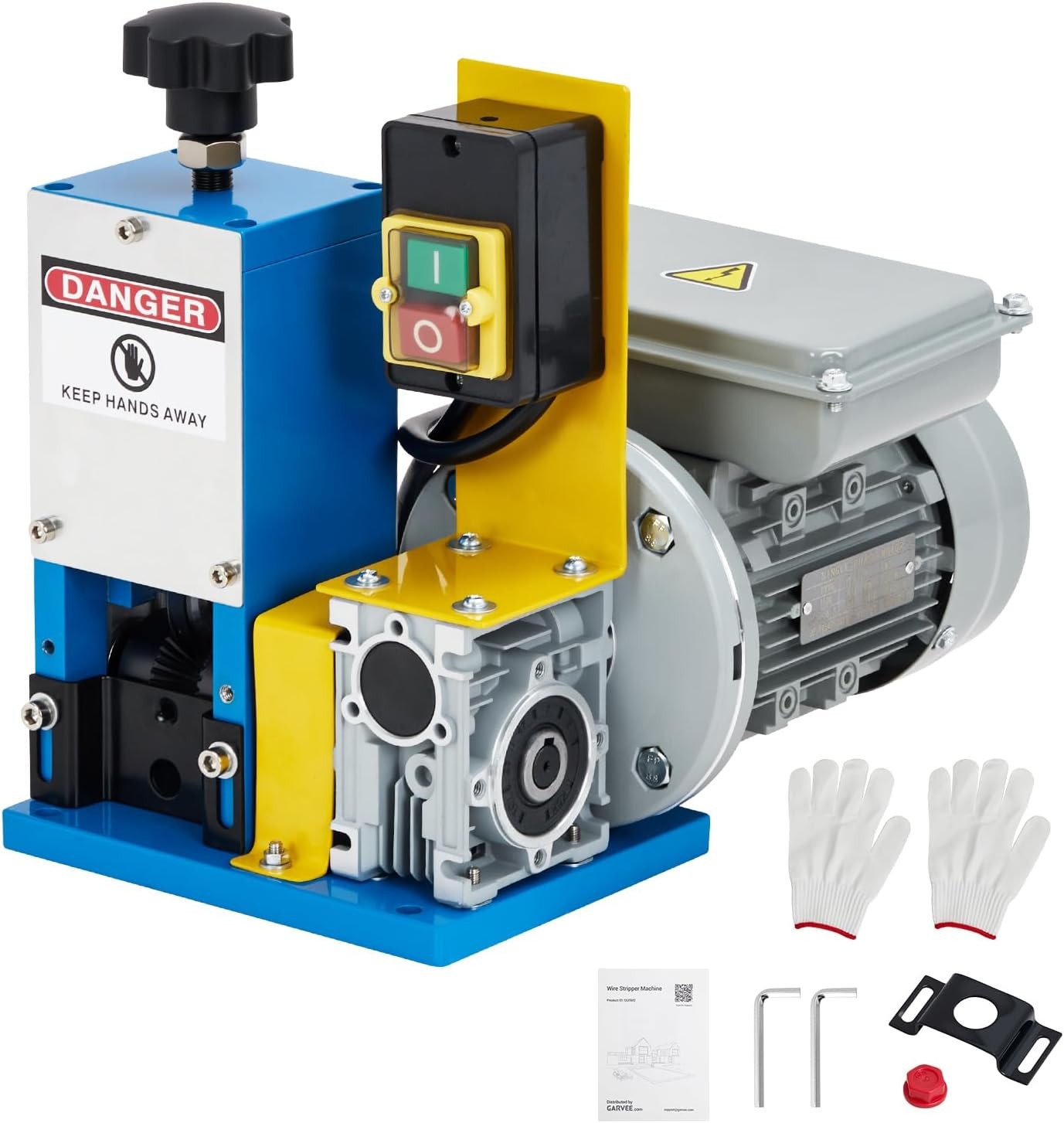 Electric Wire Stripping Machine 0.05" - 1" (1.5-25mm) Copper Cable Stripper