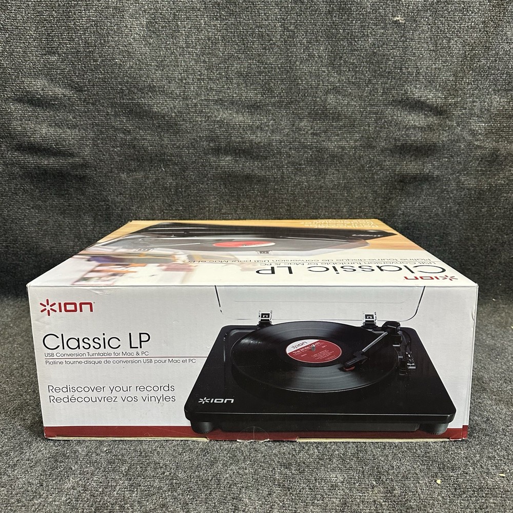 ION Classic LP Mac & PC USB Conversion Turntable Digital Music Record Player