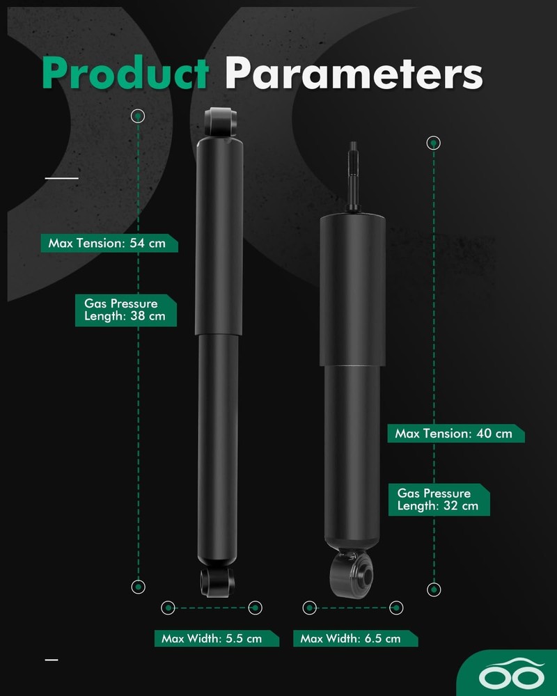 Full Set Shocks Absorbers Struts Frontier 1998-2002
