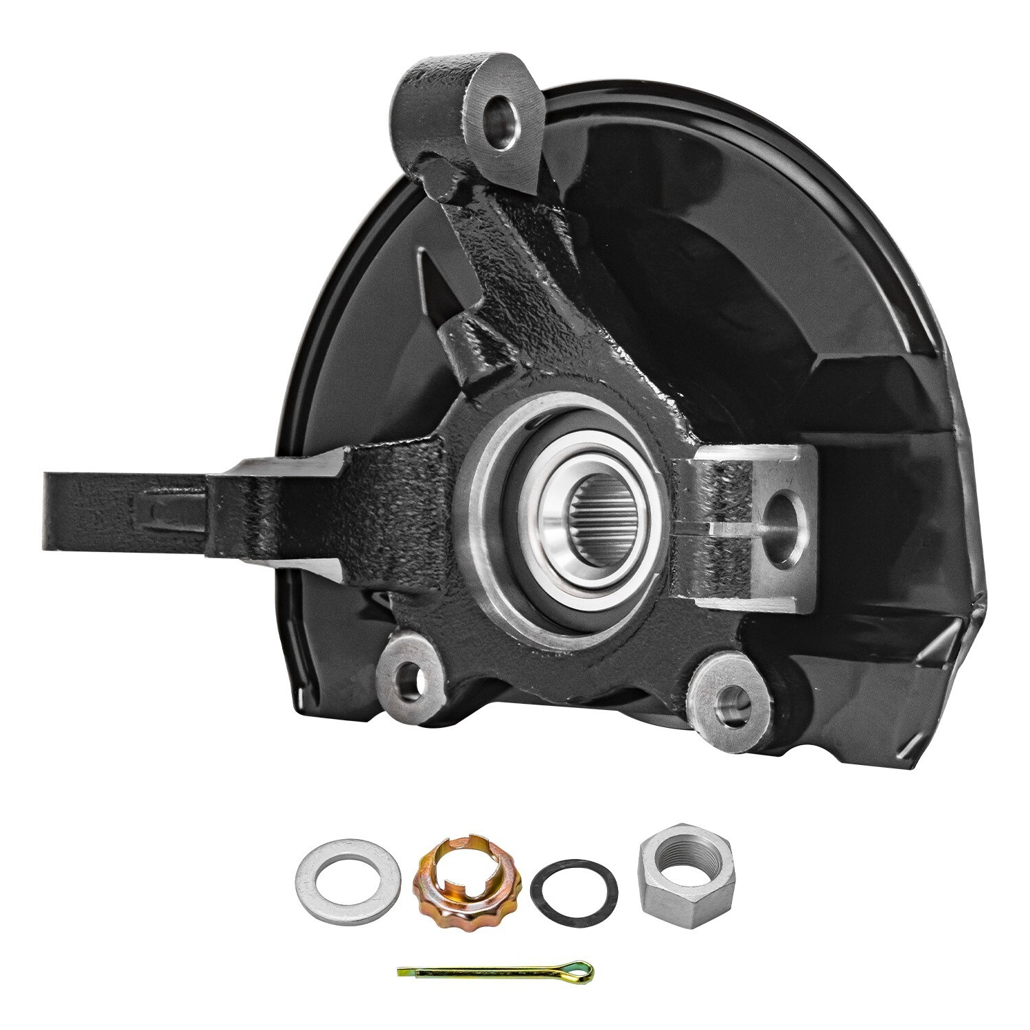 Front Left Steering Knuckle+Wheel Hub Bearing for 2007-2017 Jeep Patriot Compass