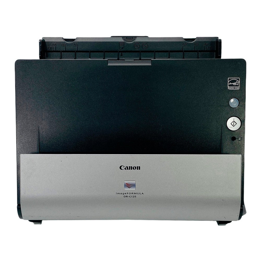 Canon ImageFORMULA DR-C125 Duplex Color Document Scanner w/AC Adapter GRADE A!
