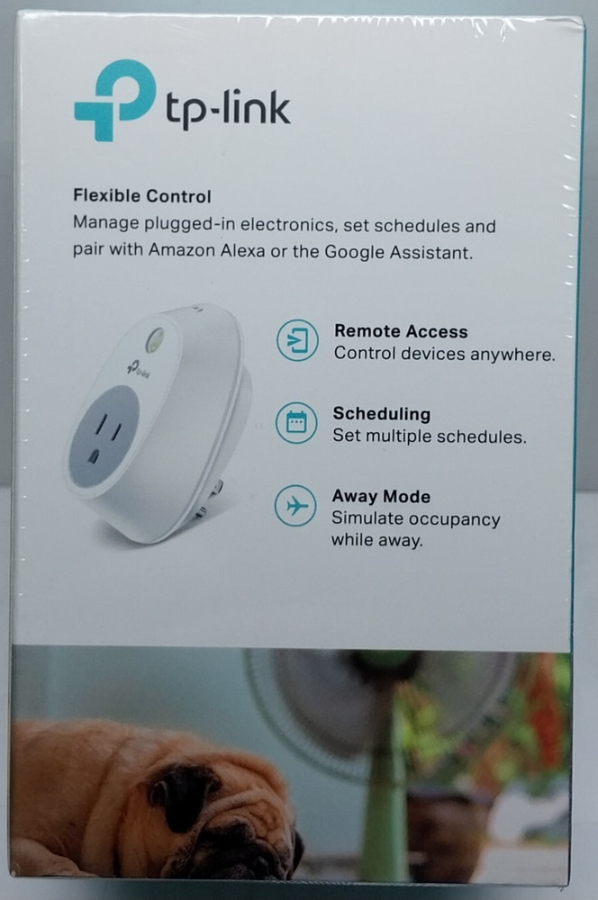 TP-Link HS100 Smart WiFi Plug w/ Google Assistant & Amazon Alexa NEW