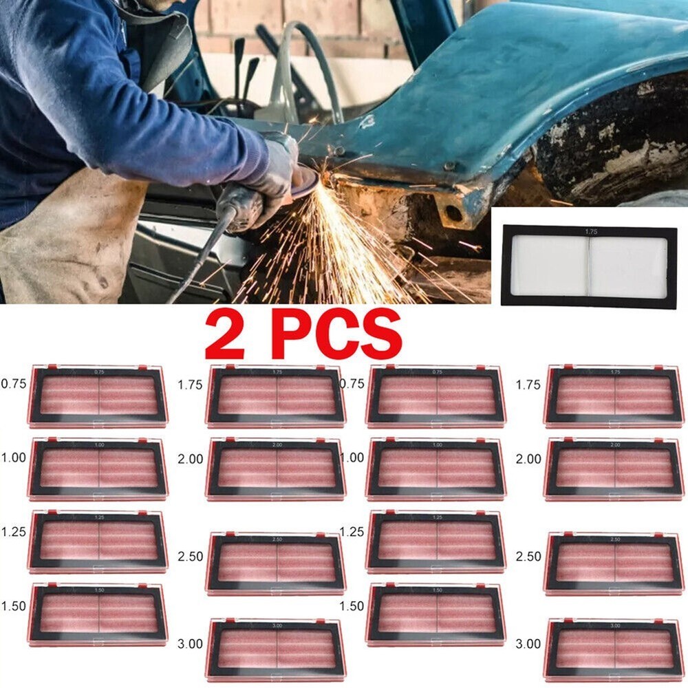 High Performance Welding Lenses Pair Designed for Optimal Eye Safety Usage