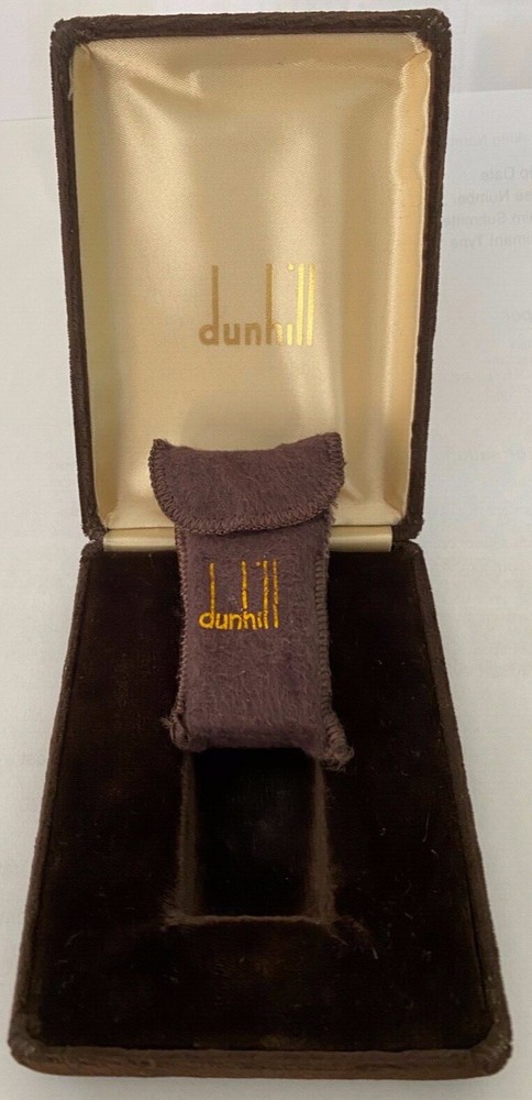 SOLID 925 STERLING SILVER /14K GOLD BUTANE DUNHILL CIGARETTE LIGHTER