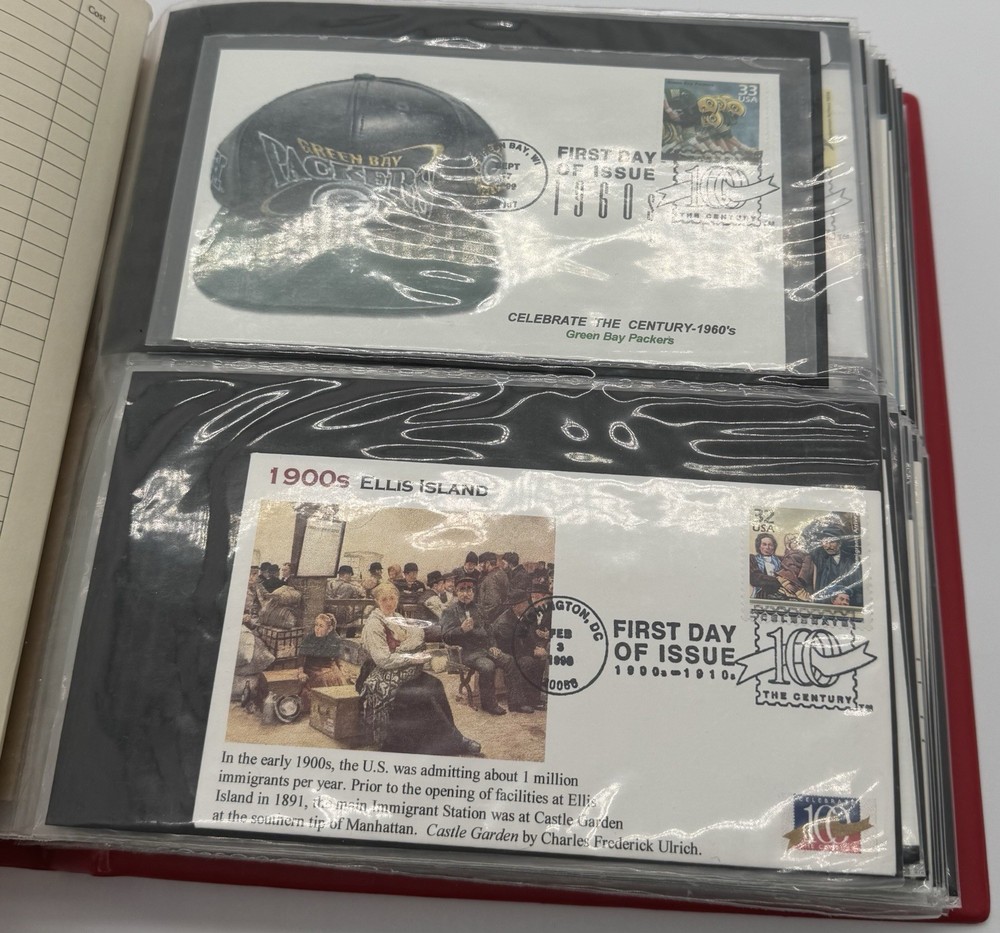 Commemorative First Day Issue Envelope/Postcard Collection Book ￼