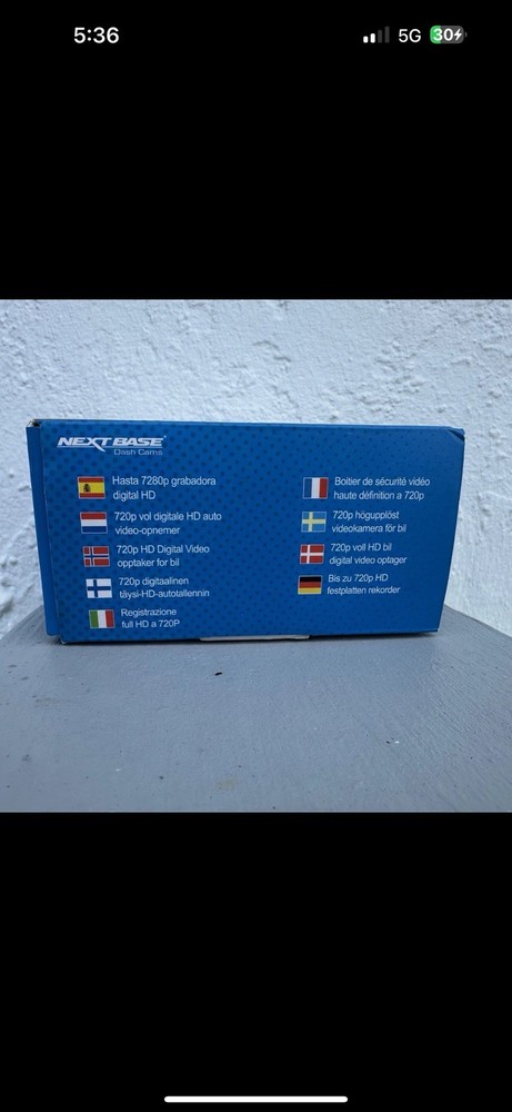 Nextbase 112 Lite Dash Cam 720p HD Car Camera w/ G-Sensor Parking Mode