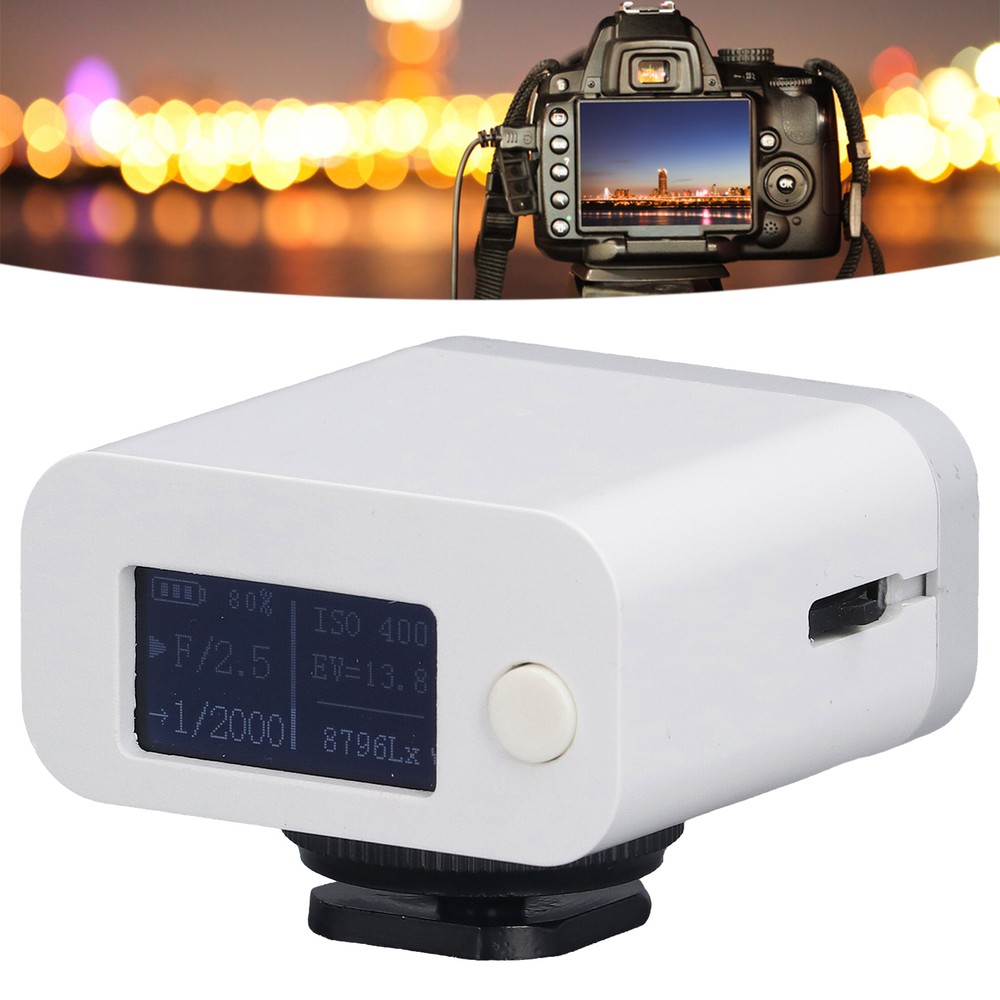 Camera Light Meter Photography Upper Reflection Photometer With USB Cable♡