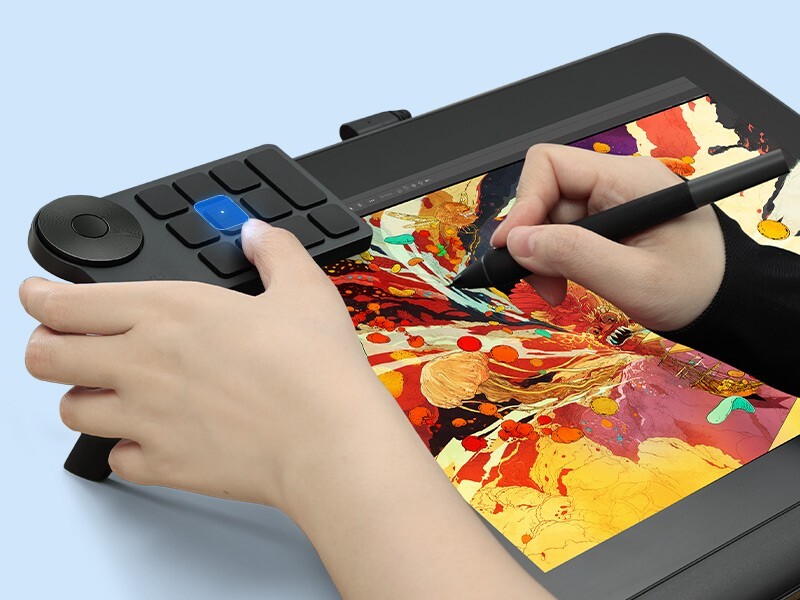 XPPen ACK05 Bluetooth Shortcut Remote Graphics for Drawing Tablet Refurbished