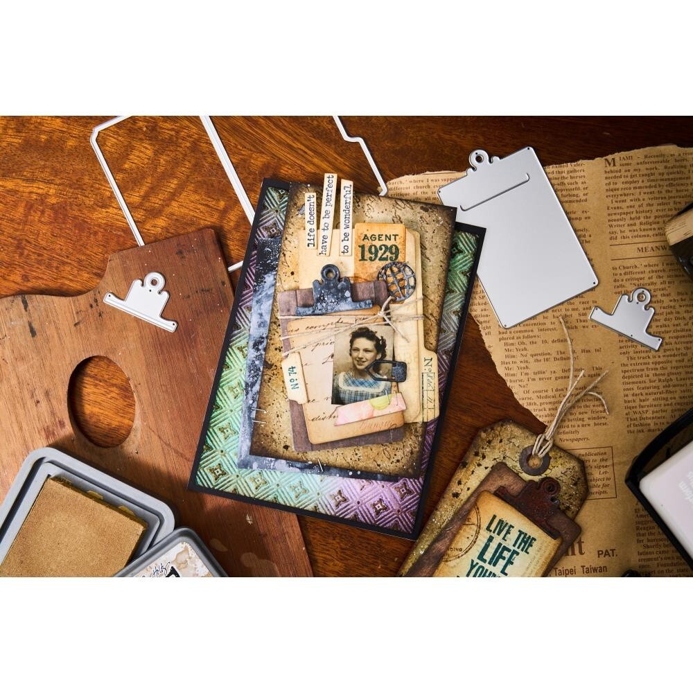 Tim Holtz "VAULT NOTEWORTHY" 666876 Sizzix Thinlits Cutting Dies 2025