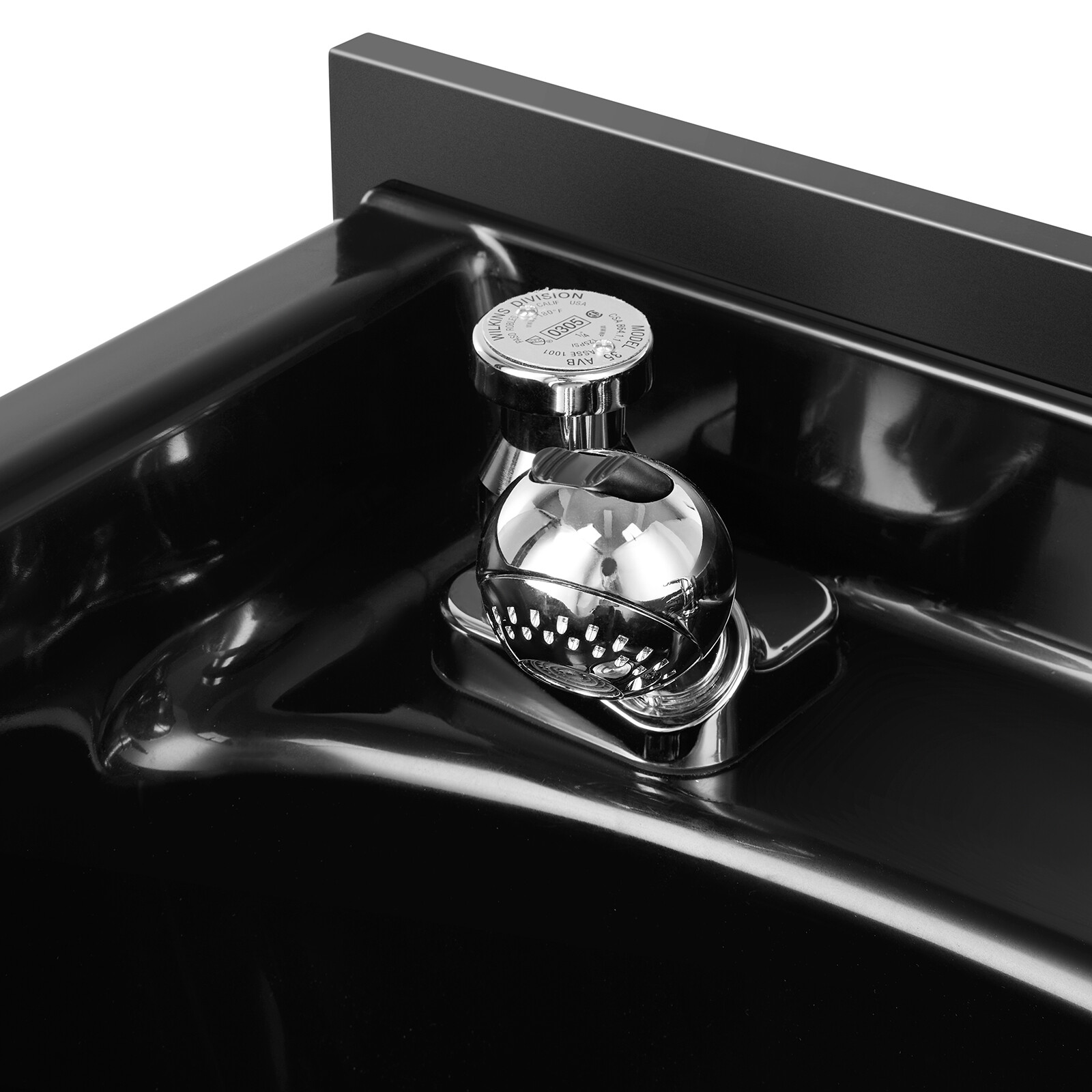 Backwash Sink Station Shampoo Bowl Beauty Spa Salon Hair Barber Equipment Black