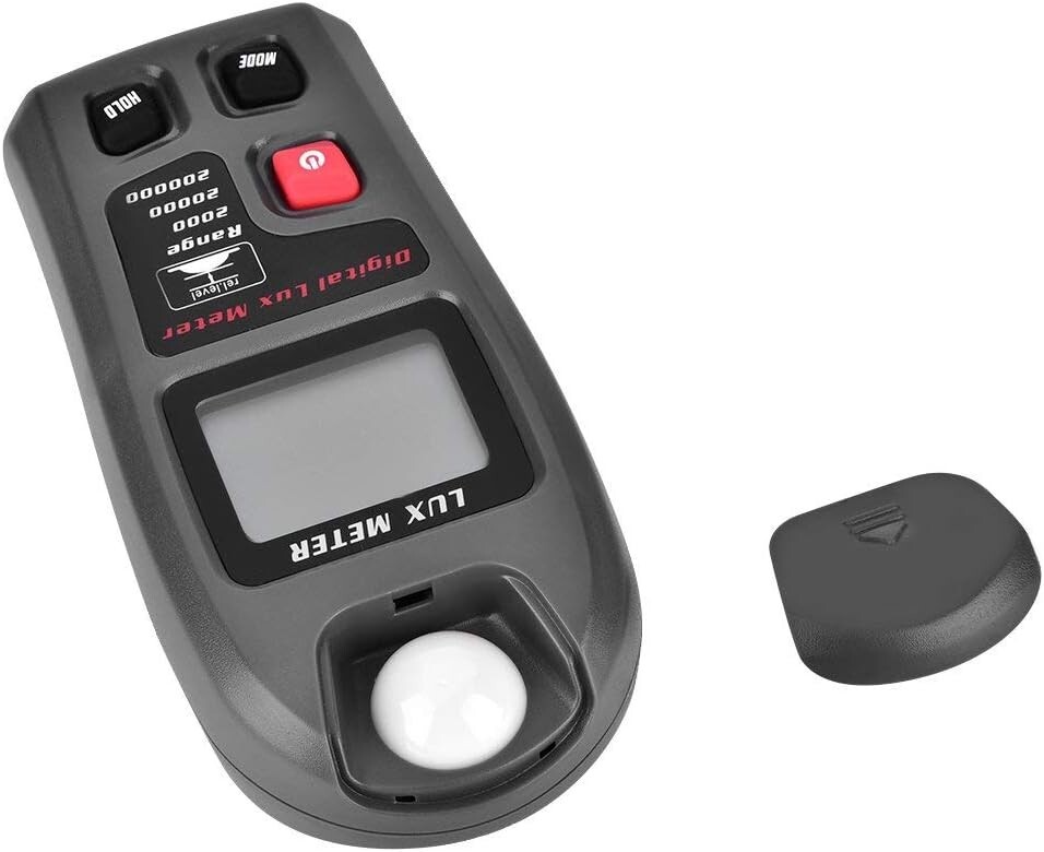 Portable Light Meter with Low Power Consumption - Efficient Illuminance Reading