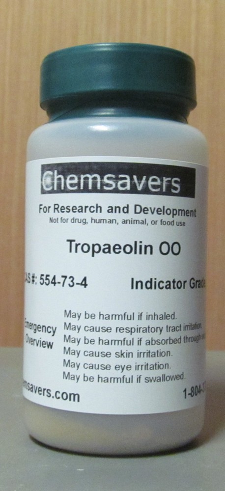 Tropaeolin OO, Indicator Grade, Certified, 5g