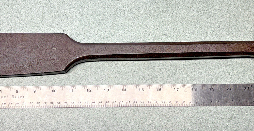 Antique Signed Blacksmith Hand Forged Siding Slick Chisel Wood Shingle Tool