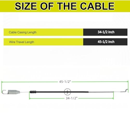 115-8435 Traction Control Cable Replacement for Toro 22" Recycler Self