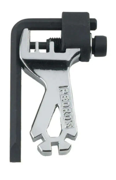 Pedro's Chain Tool+ 6-Function Multitool 3.2 3.3 3.5mm Spoke Wrench 5mm Hex Flat