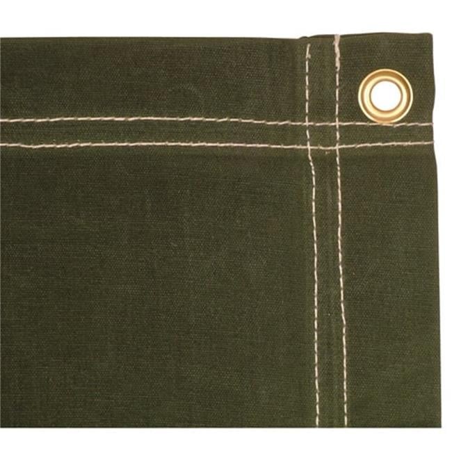 4 x 6 ft. Canvas Tarp - Olive Drab