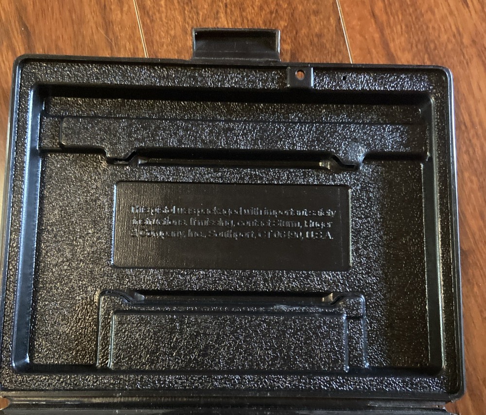 RUGER P85 BLACK FACTORY HARD CASE OEM ORIGINAL PLASTIC CASE.