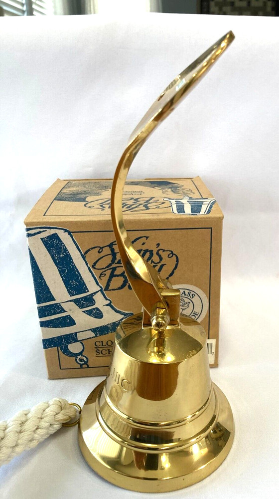RMS Titanic 1911, Solid Brass Bell from Authentic Models