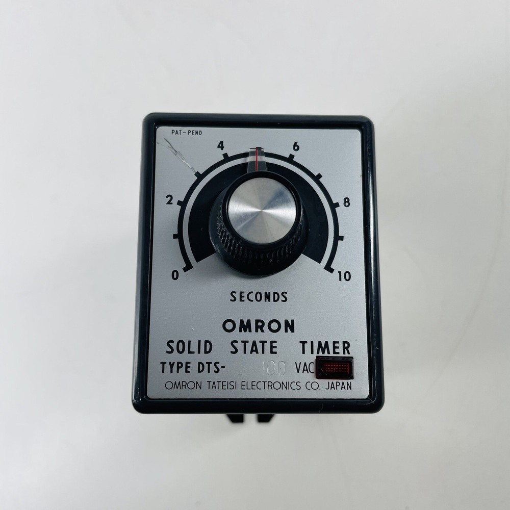 Omron DTS Solid State Timer 0-10 SEC 100VAC (Used)