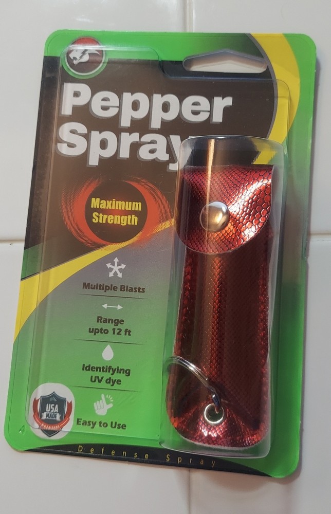 MAXIMUM STRENGTH PEPPER SPRAY SELF DEFENSE SECURITY PROTECTION
